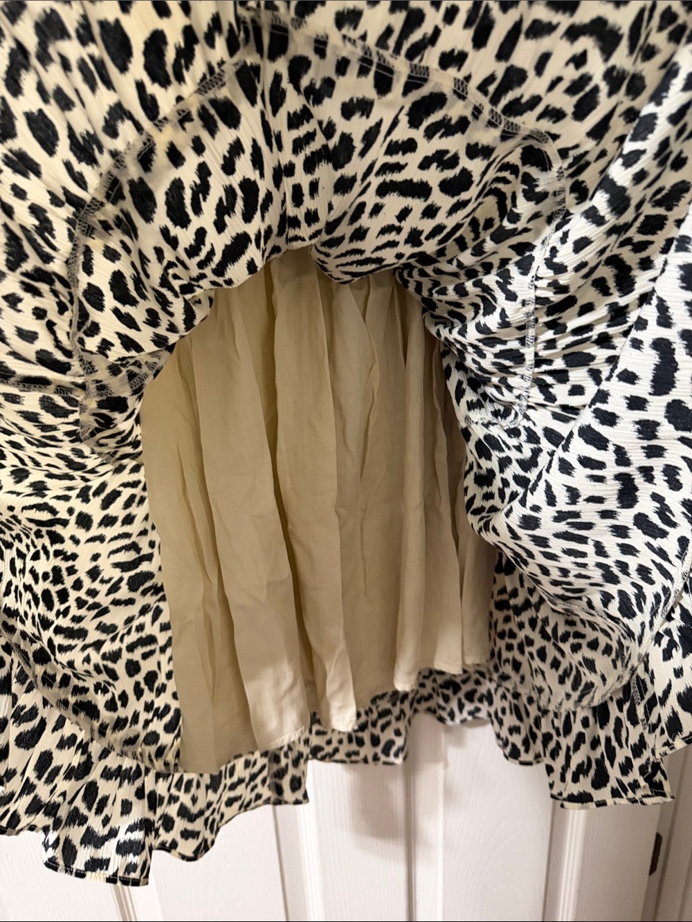 ODDY Black & Cream Patterned Dress NWT - Picture 6 of 12